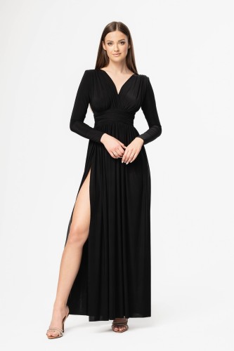 Adelle sukienka maxi -elegancka czarna