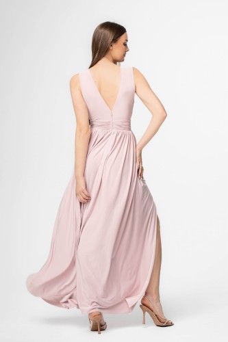 Aurelia sukienka maxi w kolorze jasny róż