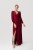 Elegancka Sukienka Maxi Cristal - bordowa