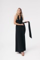 Sukienka maxi multiway-czarna, wiązana
