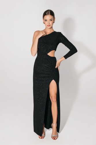 Sukienka Alia brokatowa -DIAMOND BLACK/LIMITED EDITION