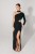 Sukienka Alia brokatowa -DIAMOND BLACK