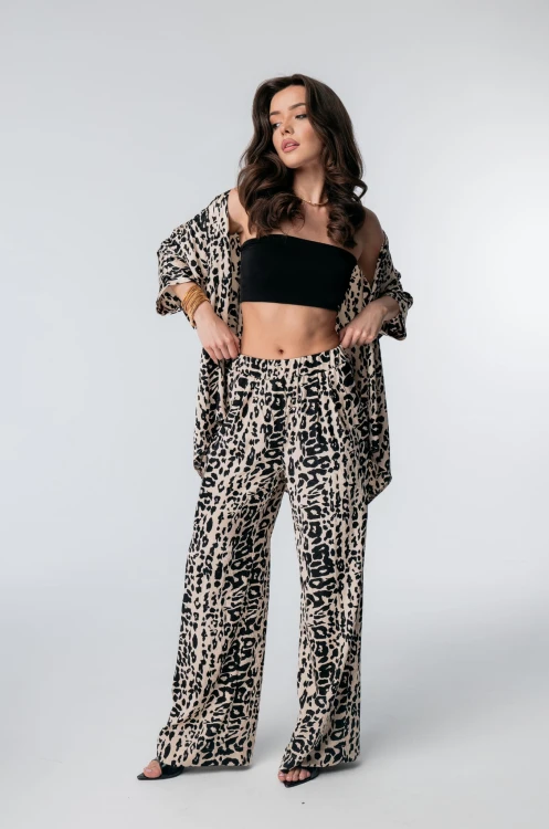 Animal Jacquard-komplet kimonowy-STYLIZACJA