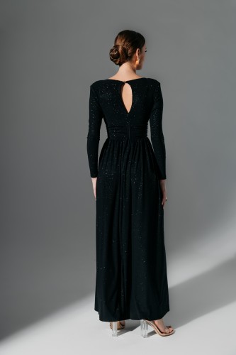 Sukienka maxi Adelle - sparkling black/LIMITED EDITION-tył