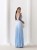 MILO – sukienka maxi w stylu greckim / Baby Blue-tył
