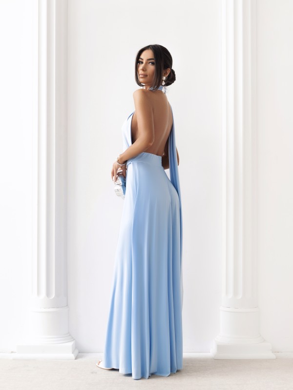 Aurora – sukienka maxi multiway / Baby Blue