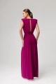 Isabelle -sukienka maxi/ Fuchsia Glow-tył