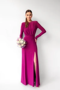 Annabelle -sukienka maxi/ Fuchsia Glow