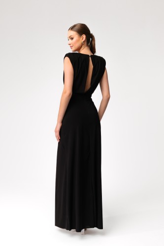 Isabelle -sukienka maxi/Black Glow -tył