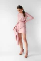 Sukienka mini NOELLE/PALE PINK- bok