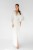 sukienka ślubna maxi soft white Simone długa elegancka z rozcięciem