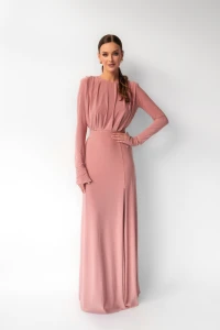 Annabelle -sukienka maxi/ DUSTY PINK