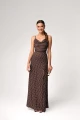 Sukienka Estelle -Chocolate Dots (wiskoza)