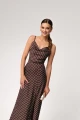 Sukienka Estelle -Chocolate Dots (wiskoza) -