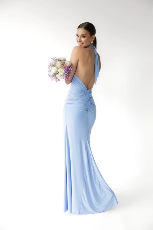 ALICE – sukienka maxi /Baby blue