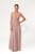 sukienka maxi / Champagne Pink (Glitter)