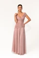sukienka maxi / Champagne Pink (Glitter) eleGANCKA