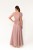 sukienka maxi / Champagne Pink (Glitter)-TYŁ