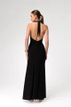 ALICE – sukienka maxi /Black Glow -tył