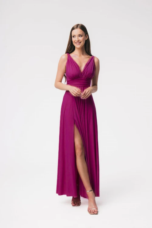Elegancka sukienka maxi na wesele i przyjęcia.
