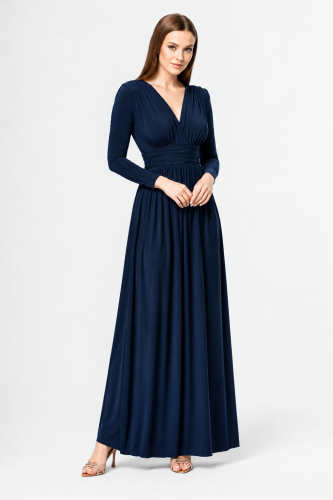 Sukienka Adelle maxi w kolorze granatowym