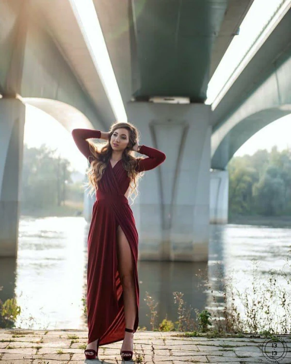 Sukienka Hanah (czerwona)