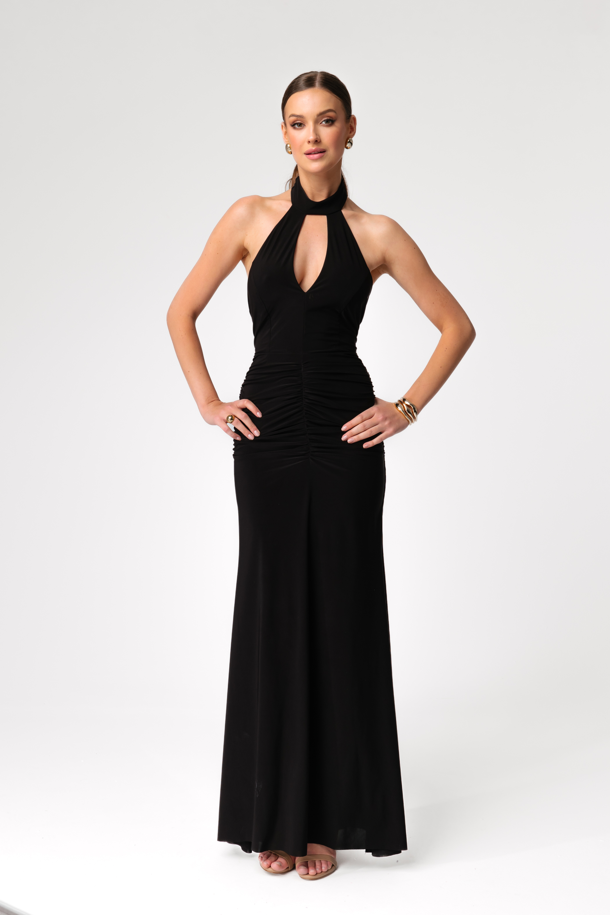 ALICE – sukienka maxi /Black Glow